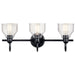 Myhouse Lighting Kichler - 45973BK - Three Light Bath - Avery - Black