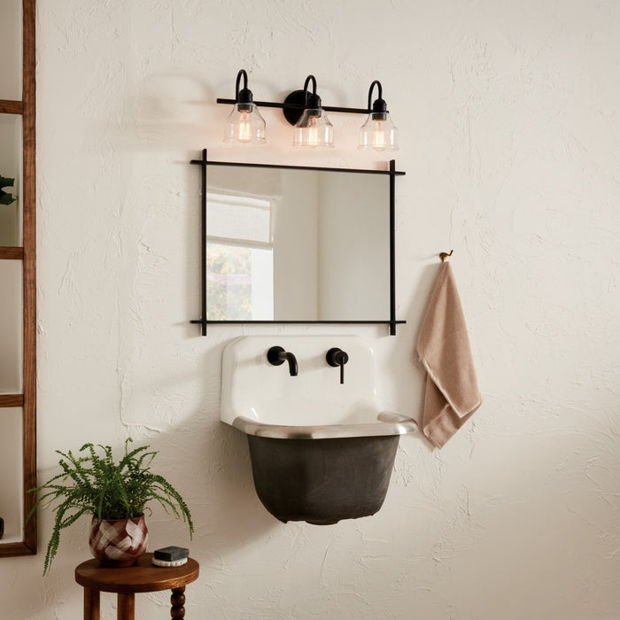 Myhouse Lighting Kichler - 45973BK - Three Light Bath - Avery - Black