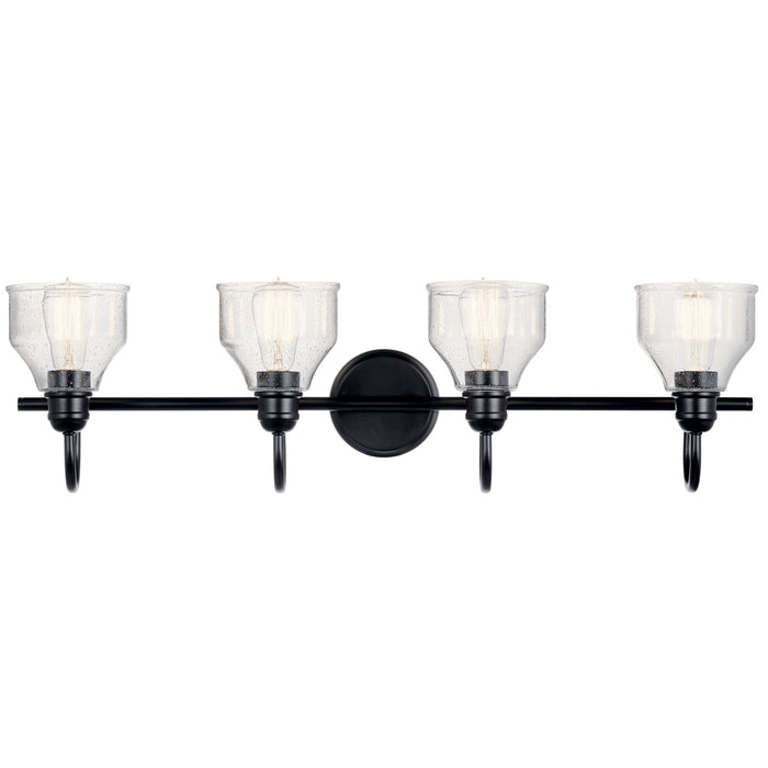 Myhouse Lighting Kichler - 45974BK - Four Light Bath - Avery - Black