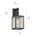 Myhouse Lighting Kichler - 59006BKT - One Light Outdoor Wall Mount - Lahden - Black