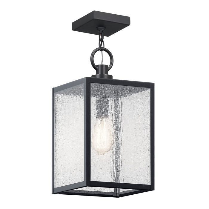 Myhouse Lighting Kichler - 59008BKT - One Light Outdoor Pendant / Semi Flush - Lahden - Black Textured