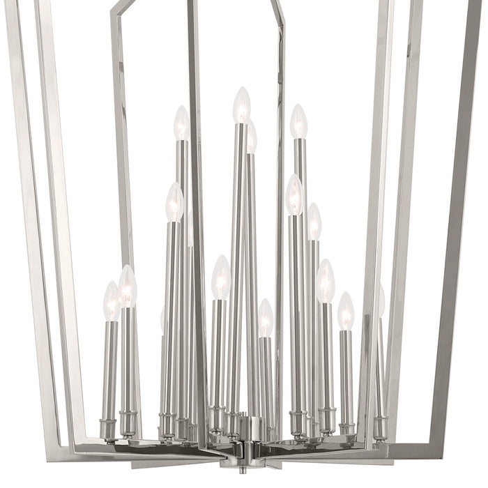 Myhouse Lighting Kichler - 43499PN - 16 Light Foyer Pendant - Abbotswell - Polished Nickel