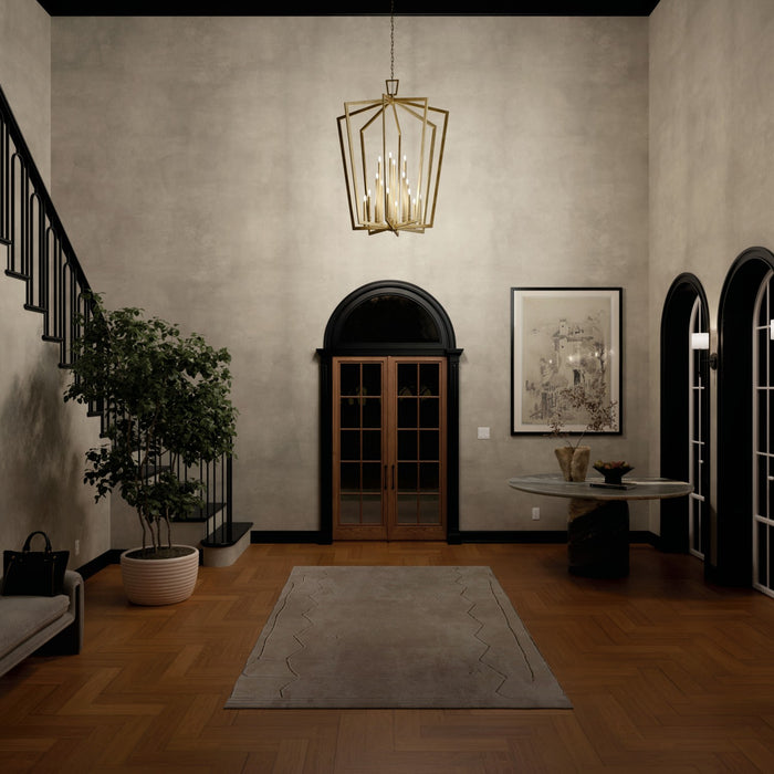 Myhouse Lighting Kichler - 43499NBR - 16 Light Foyer Pendant - Abbotswell - Natural Brass