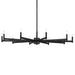 Myhouse Lighting Kichler - 52613BK - Ten Light Chandelier - Erzo - Black