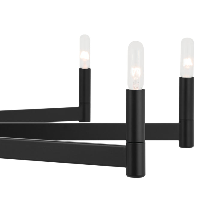 Myhouse Lighting Kichler - 52613BK - Ten Light Chandelier - Erzo - Black