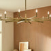 Myhouse Lighting Kichler - 52613NBR - Ten Light Chandelier - Erzo - Natural Brass