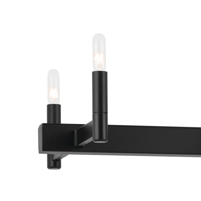 Myhouse Lighting Kichler - 52614BK - Ten Light Linear Chandelier - Erzo - Black