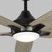 Myhouse Lighting Generation Lighting - 5LWDSM60AGPD - 60"Ceiling Fan - Lowden - Aged Pewter