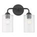 Myhouse Lighting Quorum - 598-2-59 - Two Light Vanity - Charlotte - Matte Black