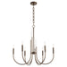 Myhouse Lighting Quorum - 6223-6-81 - Six Light Chandelier - SUMMIT - Dark Brass