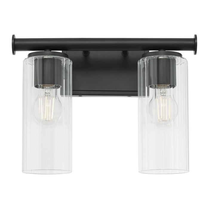 Myhouse Lighting Quorum - 541-2-59 - Two Light Vanity - Juniper - Matte Black