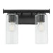 Myhouse Lighting Quorum - 541-2-59 - Two Light Vanity - Juniper - Matte Black