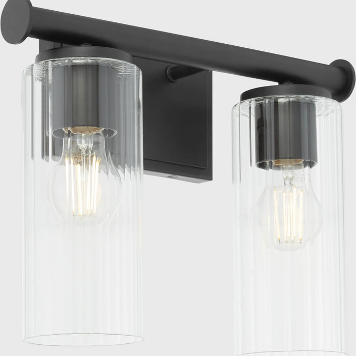 Myhouse Lighting Quorum - 541-2-59 - Two Light Vanity - Juniper - Matte Black