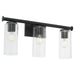 Myhouse Lighting Quorum - 541-3-59 - Three Light Vanity - Juniper - Matte Black