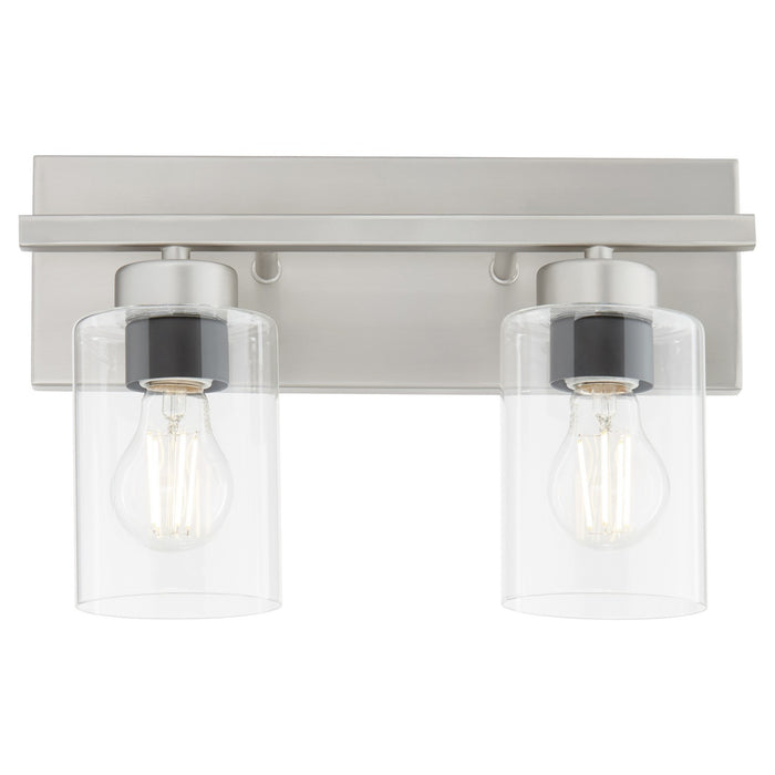 Myhouse Lighting Quorum - 5012-2-65 - Two Light Vanity - Carter - Satin Nickel