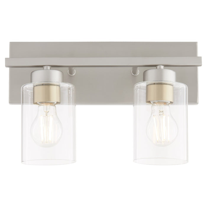 Myhouse Lighting Quorum - 5012-2-65 - Two Light Vanity - Carter - Satin Nickel