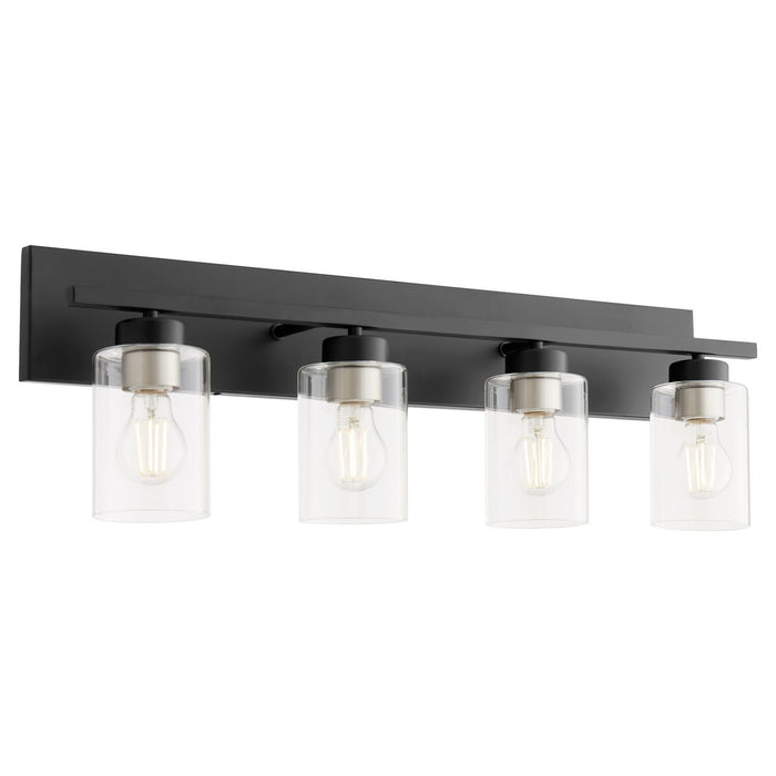 Myhouse Lighting Quorum - 5012-4-59 - Four Light Vanity - Carter - Matte Black