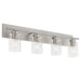 Myhouse Lighting Quorum - 5012-4-65 - Four Light Vanity - Carter - Satin Nickel