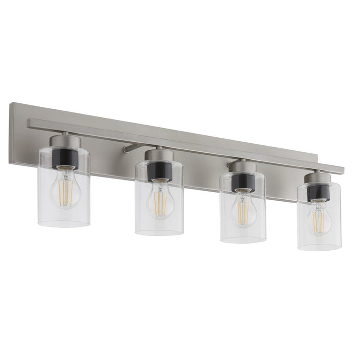 Myhouse Lighting Quorum - 5012-4-65 - Four Light Vanity - Carter - Satin Nickel