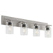 Myhouse Lighting Quorum - 5012-4-65 - Four Light Vanity - Carter - Satin Nickel