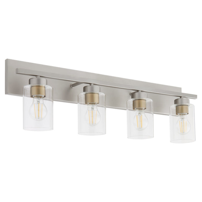 Myhouse Lighting Quorum - 5012-4-65 - Four Light Vanity - Carter - Satin Nickel