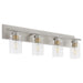 Myhouse Lighting Quorum - 5012-4-65 - Four Light Vanity - Carter - Satin Nickel