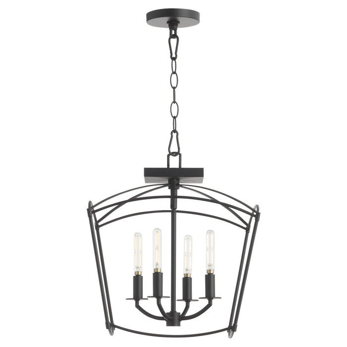 Myhouse Lighting Quorum - 2812-14-59 - Four Light Dual Mount - Mantle - Matte Black