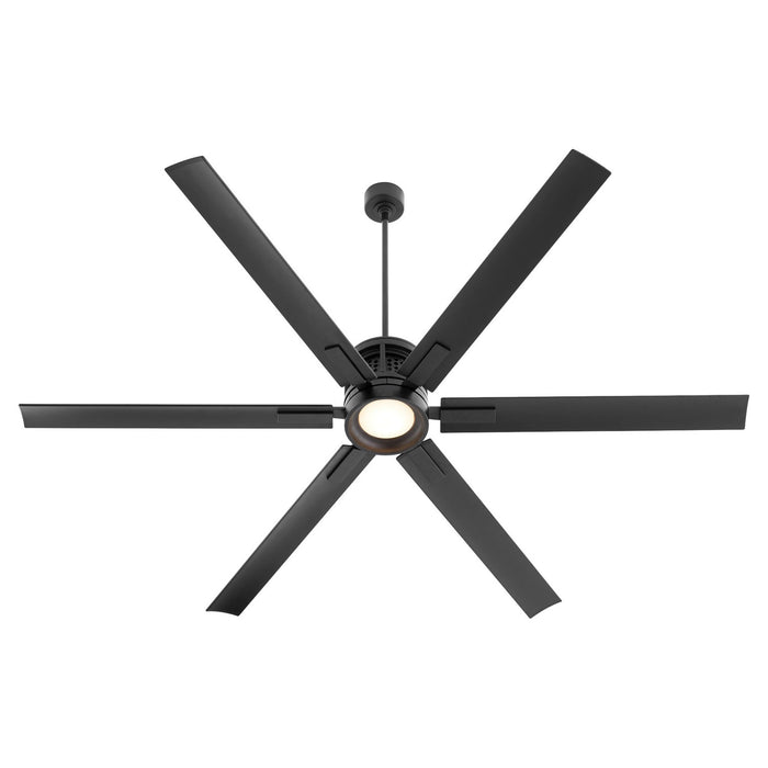 Myhouse Lighting Quorum - 10806-59 - 80" Ceiling Fan - Zeus - Matte Black