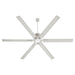 Myhouse Lighting Quorum - 10806-65 - 80" Ceiling Fan - Zeus - Satin Nickel