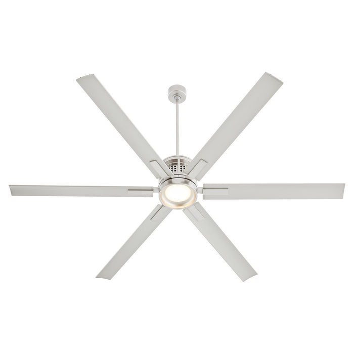 Myhouse Lighting Quorum - 10806-65 - 80" Ceiling Fan - Zeus - Satin Nickel