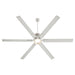 Myhouse Lighting Quorum - 10806-65 - 80" Ceiling Fan - Zeus - Satin Nickel