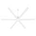 Myhouse Lighting Quorum - 10806-8 - 80" Ceiling Fan - Zeus - Studio White