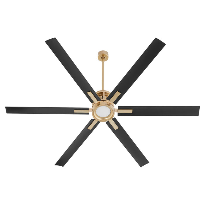 Myhouse Lighting Quorum - 10806-80 - 80" Ceiling Fan - Zeus - Aged Brass