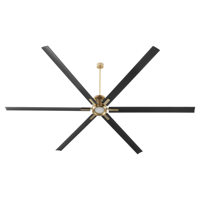 Myhouse Lighting Quorum - 101206-80 - 120" Ceiling Fan - Zeus - Aged Brass