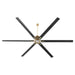 Myhouse Lighting Quorum - 101206-80 - 120" Ceiling Fan - Zeus - Aged Brass