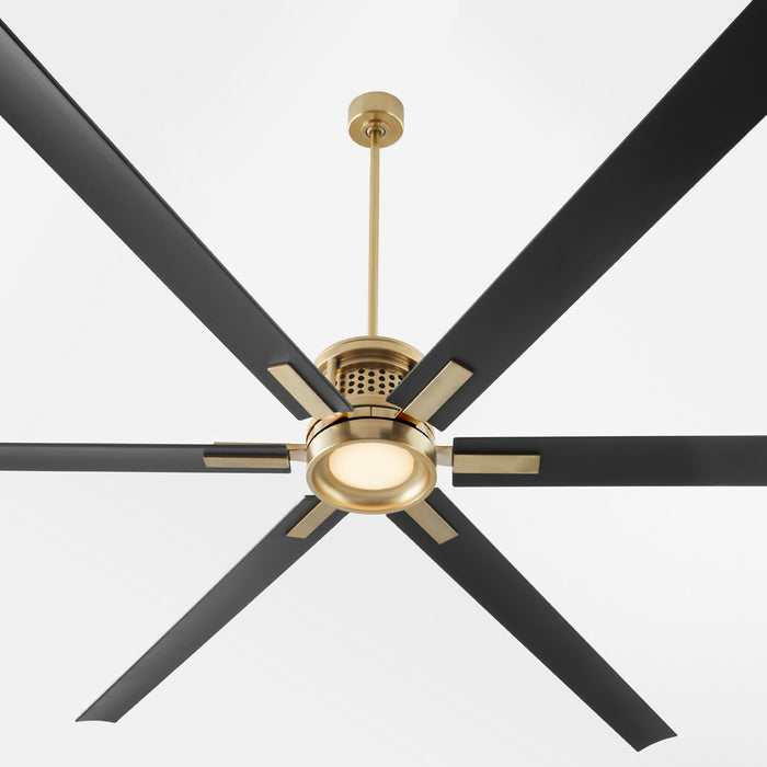 Myhouse Lighting Quorum - 101206-80 - 120" Ceiling Fan - Zeus - Aged Brass