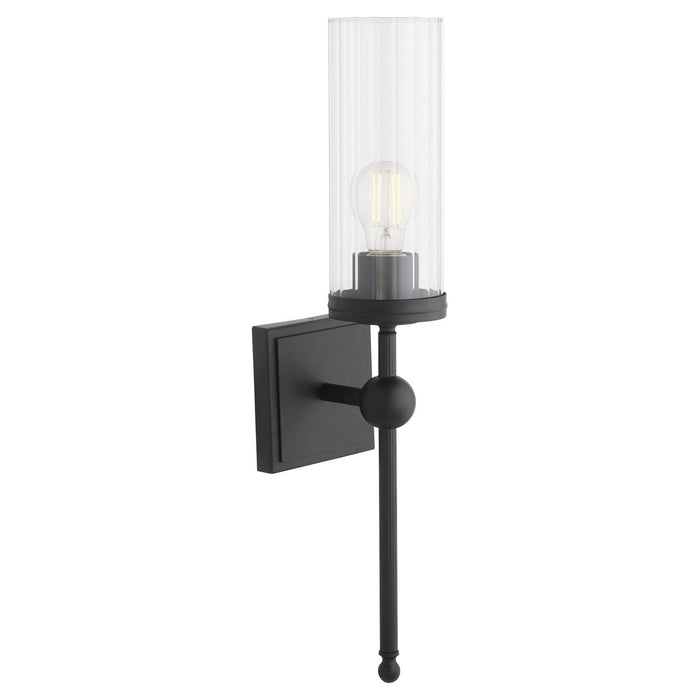 Myhouse Lighting Quorum - 560-1-59 - One Light Wall Mount - Lee Boulevard - Matte Black