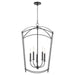 Myhouse Lighting Quorum - 6812-5-59 - Five Light Entry - Mantle - Matte Black