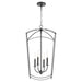 Myhouse Lighting Quorum - 6812-4-59 - Four Light Entry - Mantle - Matte Black