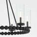 Myhouse Lighting Quorum - 661-6-59 - Six Light Chandelier - Lee Boulevard - Matte Black