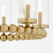 Myhouse Lighting Quorum - 661-6-80 - Six Light Chandelier - Lee Boulevard - Aged Brass