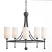 Myhouse Lighting Quorum - 664-5-59 - Five Light Chandelier - Lee Boulevard - Matte Black