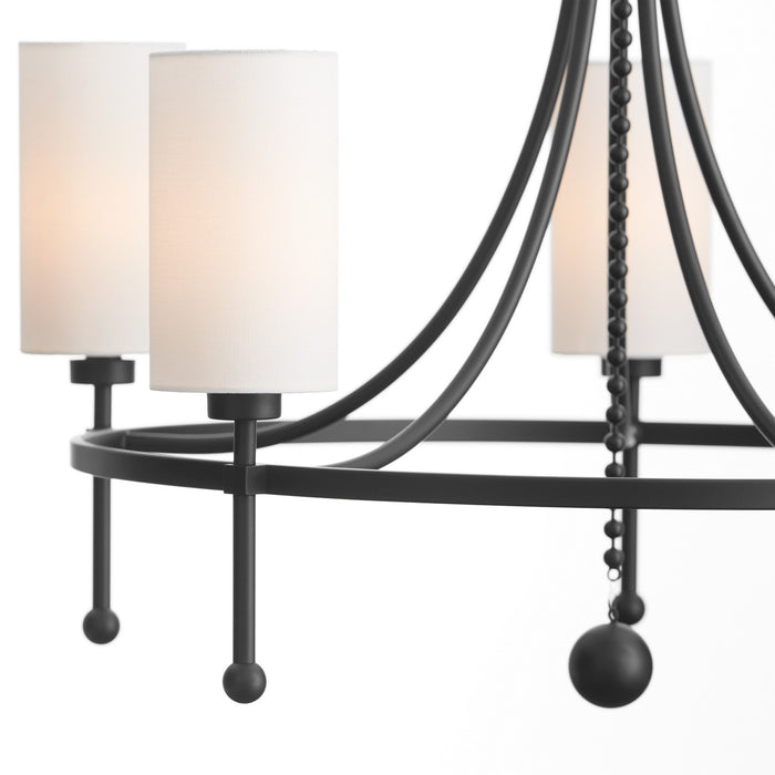 Myhouse Lighting Quorum - 664-5-59 - Five Light Chandelier - Lee Boulevard - Matte Black