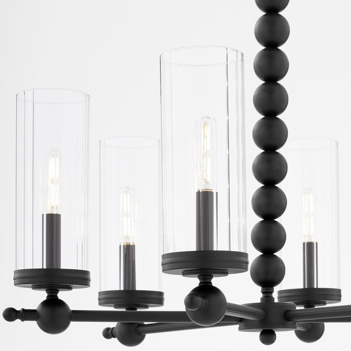 Myhouse Lighting Quorum - 660-6-59 - Six Light Chandelier - Lee Boulevard - Matte Black