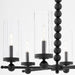 Myhouse Lighting Quorum - 660-6-59 - Six Light Chandelier - Lee Boulevard - Matte Black