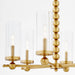 Myhouse Lighting Quorum - 660-6-80 - Six Light Chandelier - Lee Boulevard - Aged Brass