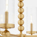 Myhouse Lighting Quorum - 660-6-80 - Six Light Chandelier - Lee Boulevard - Aged Brass