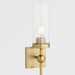 Myhouse Lighting Quorum - 560-1-80 - One Light Wall Mount - Lee Boulevard - Aged Brass