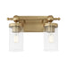 Myhouse Lighting Quorum - 560-2-80 - Two Light Vanity - Lee Boulevard - Aged Brass