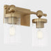 Myhouse Lighting Quorum - 560-2-80 - Two Light Vanity - Lee Boulevard - Aged Brass